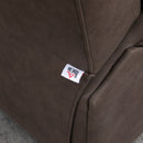 Poltrona Relax Manuale Reclinabile 97x99x96 cm  in Tessuto Marrone