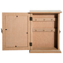 Scatola Porta Chiavi 20x6,5x26,5 cm  in Legno Decorato