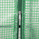 Serra da Giardino Verticale 70x50x160 cm 4 Ripiani in Acciaio e PE Verde Scuro