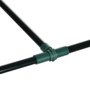 Sostegni 38x38x182 cm a 3 Livelli per Piante Rampicanti Pomodori Frutti e Ortaggi in Acciaio e PP Verde