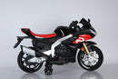 Moto Elettrica per Bambini 12V con Licenza Aprilia RSIV Small Nera