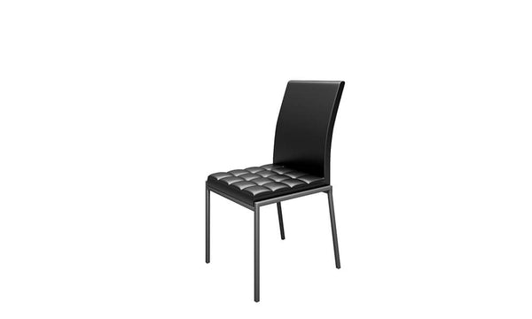 acquista Sedia in Similpelle Morbida 98x55x45 cm TFT Square Nero