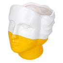 Vaso a Forma di Viso 17,5x14,5x19 cm  in Dolomite VdE Tivoli 1996 Vis a Vis