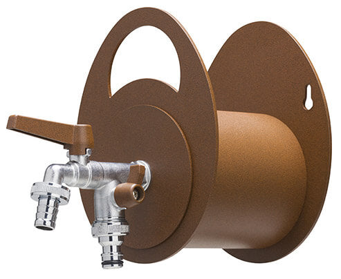 acquista Portatubo da Muro in Metallo con Rubinetto a Doppia Uscita Belfer 42/MU Ruggine