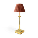 Lampada da Tavolo Ricaricabile Chantal Gold Velluto Cipria