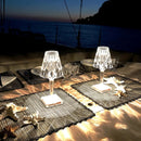 Lampada da Tavolo Ricaricabile Linda Gold