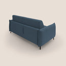 Divano Letto 3 Posti 215x95x96 cm in Tessuto Blu