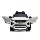 Macchina Elettrica per Bambini 12V Mp4 con Licenza Land Rover Evoque Bianca