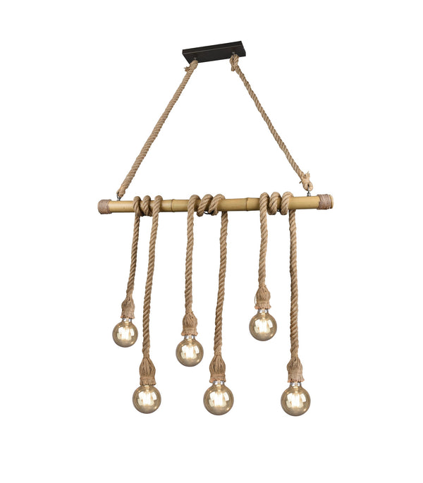 acquista Lampada a Sospensione da Interno a LED in Bamb� Bamb�