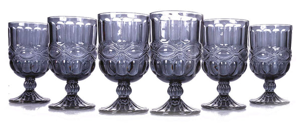 Set 6 Calici Nobilis in Vetro VdE Tivoli 1996 Grigio acquista
