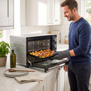 Forno Elettrico 1500 W 28 L 48,5x38x31 cm con Temperatura Regolabile Max 230° Timer 60 min Griglia e Teglia Argento      