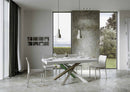 Tavolo Allungabile 160/264x90x77 cm Volantis Premium Bianco Frassino