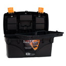 Cassetta Porta Attrezzi 53,5x29,1x28 cm in Plastica Nero