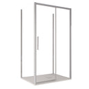 Box Doccia 3 Lati 1 Anta Scorrevoe in Cristallo Trasparente 6mm H195 Bonussi Eliane Varie Misure