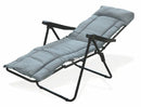Sedia Sdraio Reclinabile Pieghevole Soriani Madrid Grigia