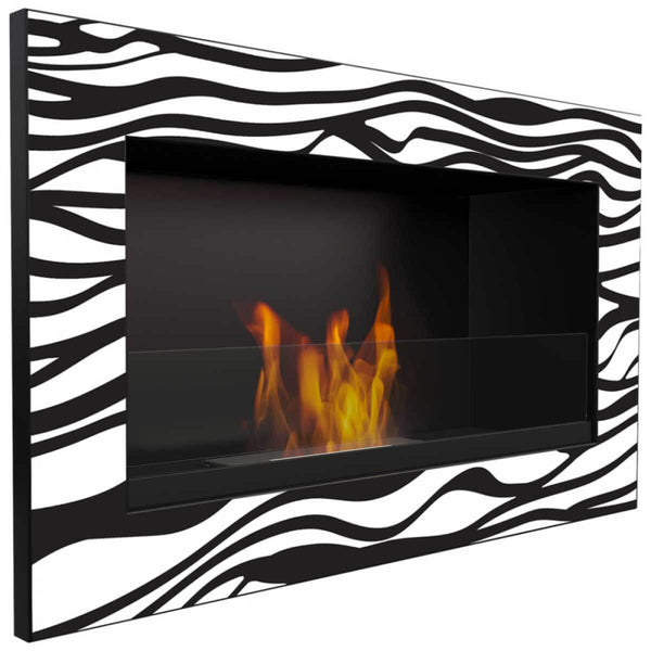 Camino a Bioetanolo da Parete 64,8x37,4 cm Flig Washington Zebrato sconto