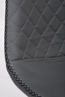 Set 4 Sedie 45x54x87 cm Amanda in Ecopelle Grigio