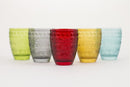 Set 6 Bicchieri Ø8,3x10,5 cm in Vetro Villa d'Este Home Tivoli Mexico Multicolor