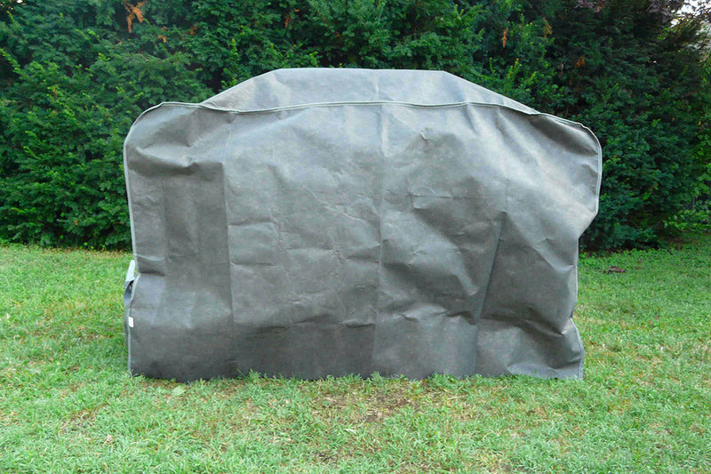 Custodia Fodera per Barbecue BBQ Grande 180x72x105 cm in Mytex Impermeabile Taupe