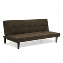 Divano Letto 179x91x76 cm in Tessuto Marrone