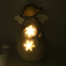 Angelo in Resina con Led bianco cm 24x20,5xh38