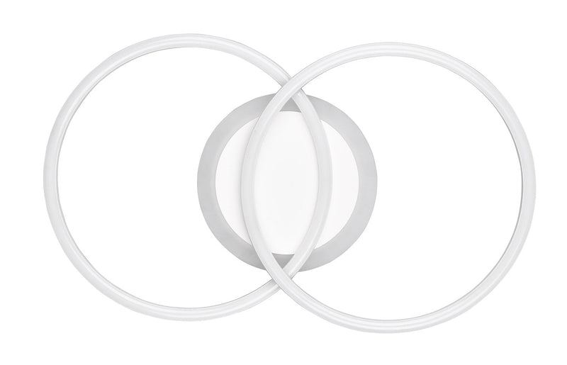 Plafoniera da Interno a LED SMD in Metallo Bianco Opaco