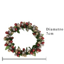 Set 12 Giro Candela Ø10 cm con Mini Bacche 