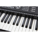 Tastiera Elettronica 61 Tasti Piano Digitale 255 Ritmi 255 Toni Kooper  Nera