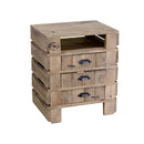 Comodino Mobile 1 Vano e 3 Cassetti 50x42xh59cm Banloc