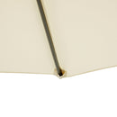 Ombrellone Decentrato da Giardino in Alluminio 3M con Protezione UV Beige 