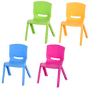 Set 4 Sedie per Bambini 36x38x56,5 cm Impilabili in Polipropilene