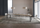  Tavolo Allungabile 140-400x90x77 cm Everyday Tortora Gambe Antracite