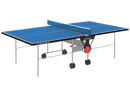Tavolo da Pin Pong con Piano Blu e Ruote per Esterno Garlando Training Outdoor