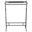 Stander Appendiabiti Nero 101x50.5x118-140 cm 