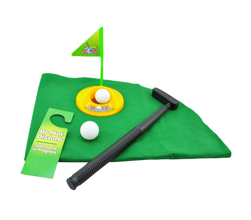 Gioco golf da bagno minigolf da toilette gioco completo svago e divertimento