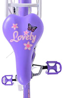 Bicicletta per Bambine 20" Freni Vbrake Cambio Shimano 7 Marce e Cavalletto con Cestino e Portapacchi Viola