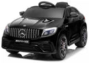 Macchina Elettrica per Bambini 12V con Licenza Mercedes GLC 63S Coupè Nero Metallizzato