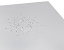 Tavolo da Giardino 70x70x72 cm in Metallo Old Bianco