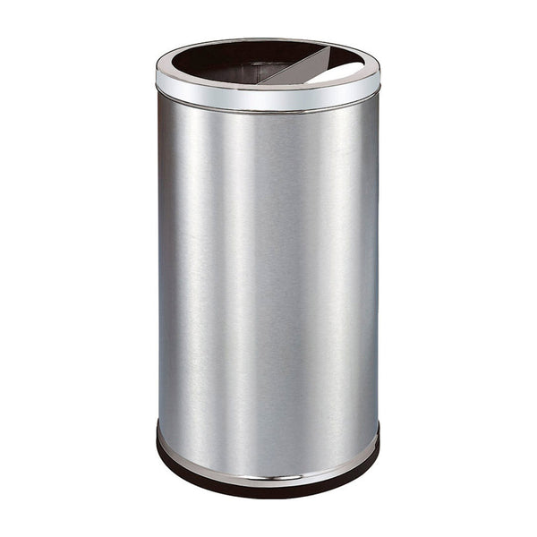 Cestino Gettacarte Posacenere Ø38,5 cm in Acciaio 52L per Interno Esterno acquista