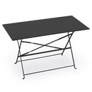 Tavolo da Giardino Pieghevole in Ferro Taddei Bistro Antracite