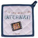 Set 3 Presine 20x20 cm in Cotone VdE Tivoli 1996 Le Travisate Bianco