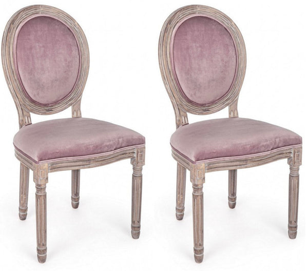 acquista Set 2 Sedie 48x46x96h cm Mathilde Woodrose