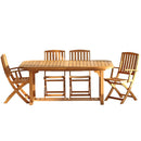 Tavolo da Giardino Allungabile 150/200x100xH75 cm in legno Brian