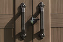 Casetta da Giardino Porta Attrezzi 256,5x182x243 cmin Resina Keter Factor 8x6 Beige