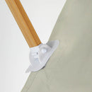 Ombrellone da Giardino Decentrato 4x4m Roma Wood beige