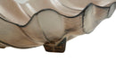 Svuota Tasche Leaf 46x24x13 cm Vetro Marrone Chiaro