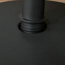 Base per Ombrellone da Giardino Ø45x33 cm Palo 24-48 mm  in Plastica Nero
