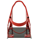 Cavalletto Alzamoto Anteriore 27,5x51-69x34 cm Max 450 Kg in Metallo Rosso e Nero