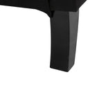 Poltrona Relax Massaggiante 78x83x101 cm in Tessuto Effetto Pelle Scamosciata Nero