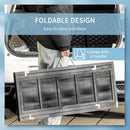 Rampa per Cani per Bagagliaio Auto 43x165x6,5 cm in Legno Nero